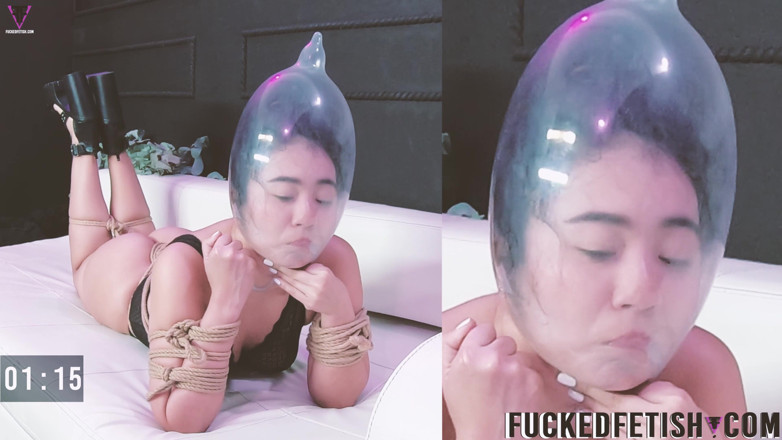 Fucked fetish: Condom Breath Yoga Cobra Moni Lee Training Silly Face