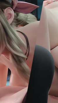 Tifa Lockhart e Aerith sexo a três com sortudo - animação pornô 3D
