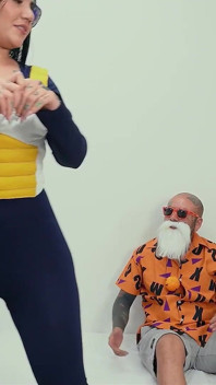 Meister Roshi lehrt mich eine uralte Technik, er nennt sie die Drachenpose – Regel 34 Dragon Ball