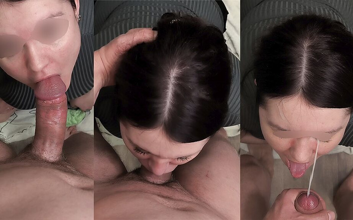 BigSexShow: Crot sperma di wajah dan mata - amatir nyepong kontol dan...