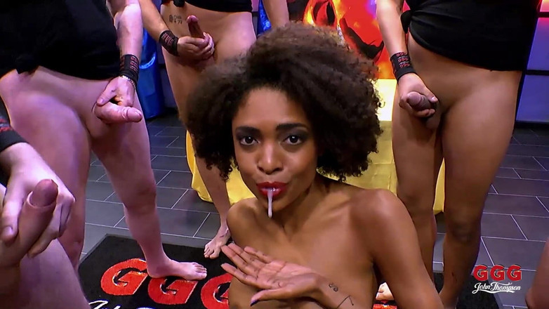 Gang Bang Germany: Ggg John Thompson - Luna Curazon Sperma Superstar Gangbang