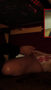 Inside the Kotatsu! Playing with My Stepmom's Pussy Until She's Soaking Wet and Excited! -10