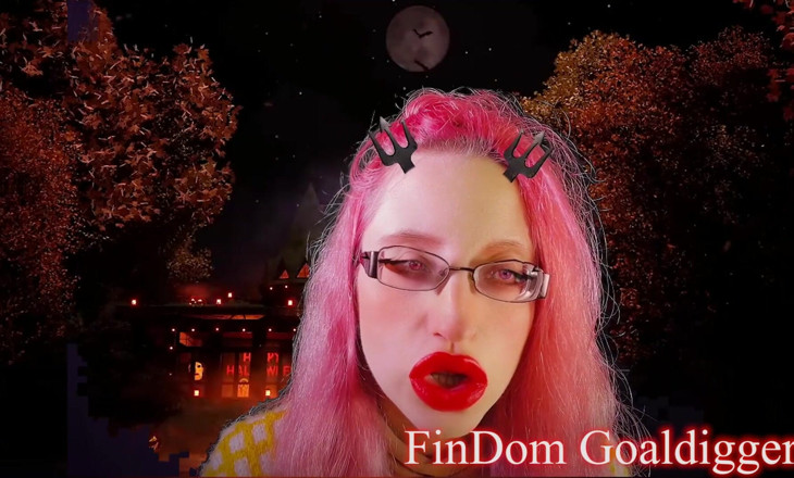 FinDom Goaldigger: Halloween decoration transformation