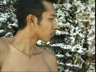 Gays Case: Horny little Asian guy jacks off on the beach by...