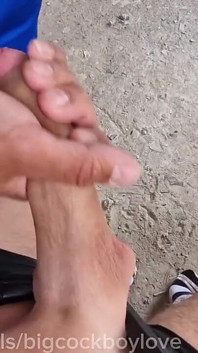A Brazen Bitch with a Big Cock Is Fucking on a Construction Site Right on Her High Heels Without a Condom, Lots of Cum