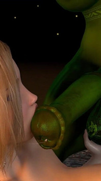 Two Futanari Demons Fuck Sexy Blonde Girl