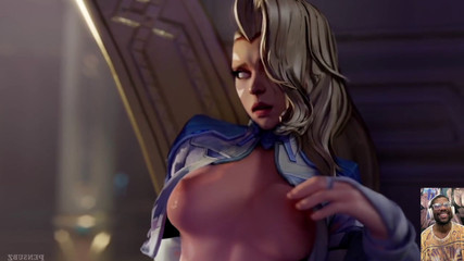 L6RD7BLU3 FUTA: Hardcore transgender zadek šukání, Luna Snow dostane mrdku při stříkání