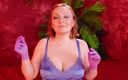 Arya Grander: Purple Nitrile Gloves Asmr Video (arya Grander)