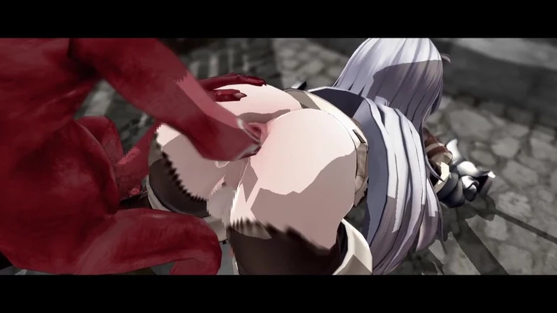 Velvixian3Futanari: Goblin trừng phạt anh hùng, futa bị đụ, không có âm thanh,...