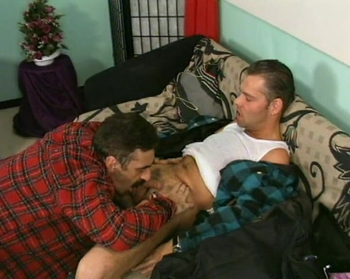 90s Gay VIntage Rough: Yoğun oral seks ve boşalma #5