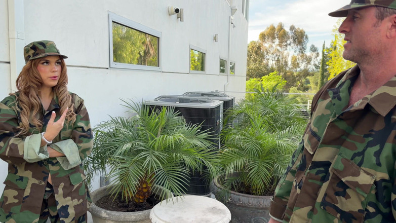 Calientehubxxx: Lilith Grace and Nitro Get Some Hot Sex Going Military...