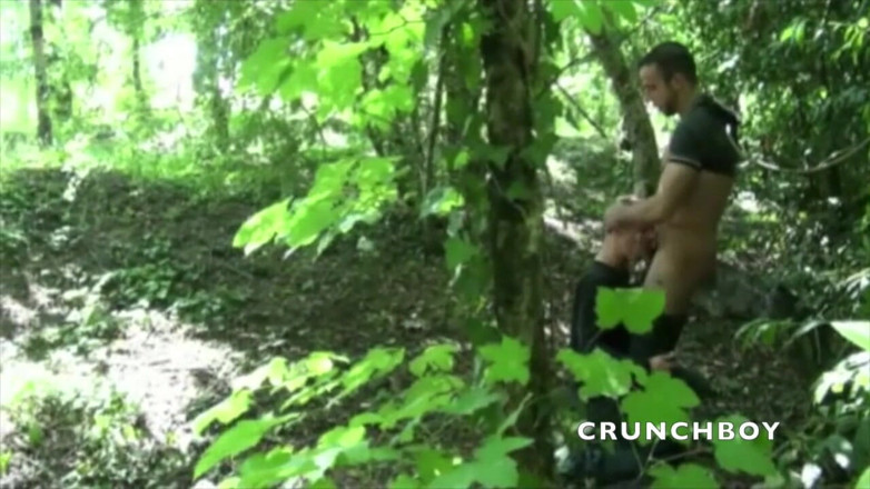Crunch Boy: Blond twink fucked by Stany Falcone in exhib cruising wood