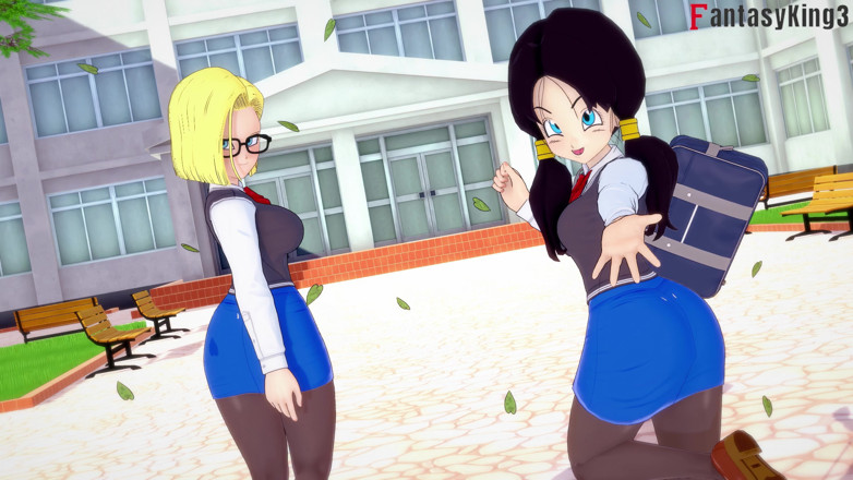 Fantasy king: Android 18 vishvavidyalay men Gohan ko bahkaata hai - draigan bol Zex...