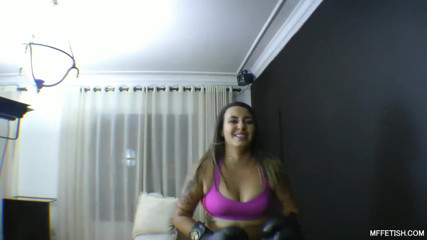 MF Fetish: Stay still, slave when I'm kicking your face