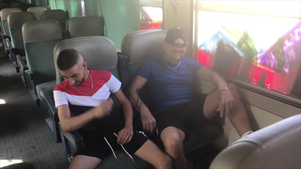 PRIVATE CLUB BIG COCK FUCKERS: Riskey exhib fucked bareback in pubilc train young straight dude
