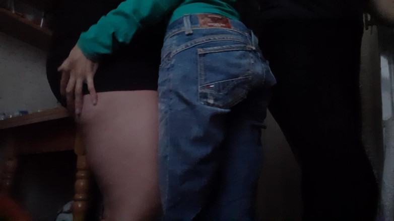 Lesbian-illusion: Saya tidak pernah mengongkek seseorang dengan begitu berisiko di dalam...