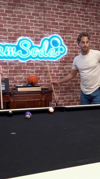 Skinny Teen Stepdaughter Seduces Stepdad During Pool Game - Face Fuck, Deepthroat & Rough Sex