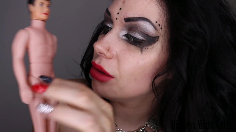 Goddess Misha Goldy: Magic lipstick trance from Voodoo witch to get your seed...