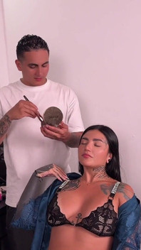 Fake Makeup Artist Cums on My Face and Tits - Saying It's My Skincare Routine - Dani Clark