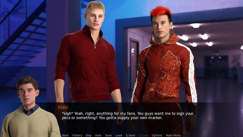 Femboy Maaya: Alex: Trending Twink - un convo productiv cu un tip pasionat...