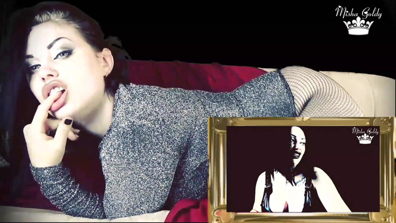 Goddess Misha Goldy: Erken boşalma aşağılaması ve güçlü zihin sikişi