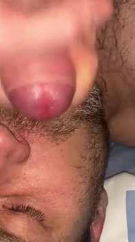 Fingering, Fucking and Facial with Hot Hairy Stepdaddy