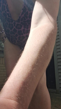 My New Purple Leopard Bathing Suit!