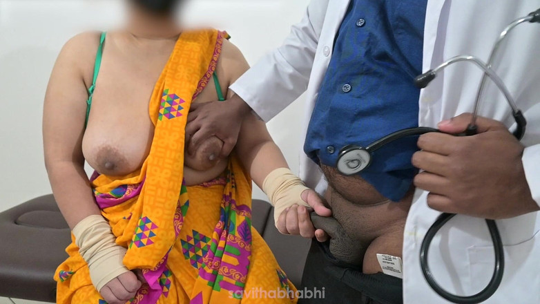 savithabhabhi: Dottore telugu amit reddy controlla il cazzo del paziente
