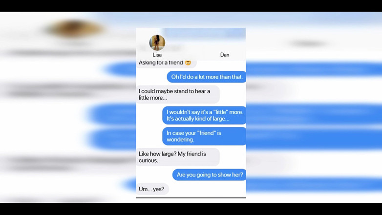 Lisa X Lopez: Neúmyslná textová zpráva