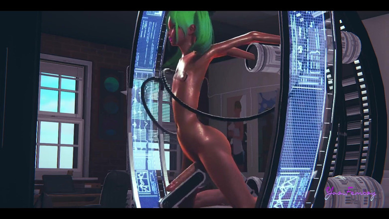 Yaoitube: Yaoi Femboy 3D - Popiół w sex machine - japońska azjatycka manga anime...