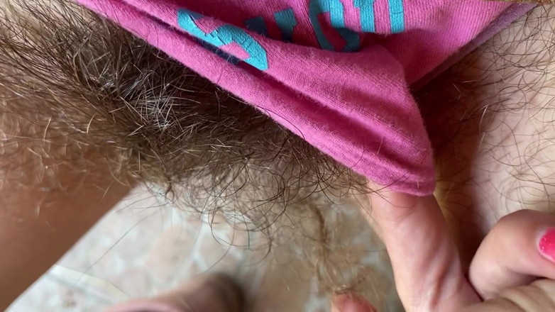 Cuteblonde666: 털이 무성한 덤불 페티쉬 비디오 클로즈업