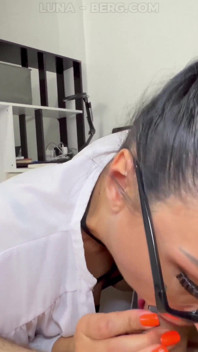 Secretary Interview Turns Into Hard Fuck with Big Tits and Facial Cumshot