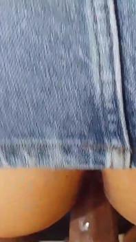 I Couldn't Resist Fucking Her When I Saw Her in Her Denim Miniskirt
