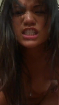 Interracial Porn with Lana Violet an Asian Whore with Shaved Pussy Fucking with A BBC that Breaks Her Pussy