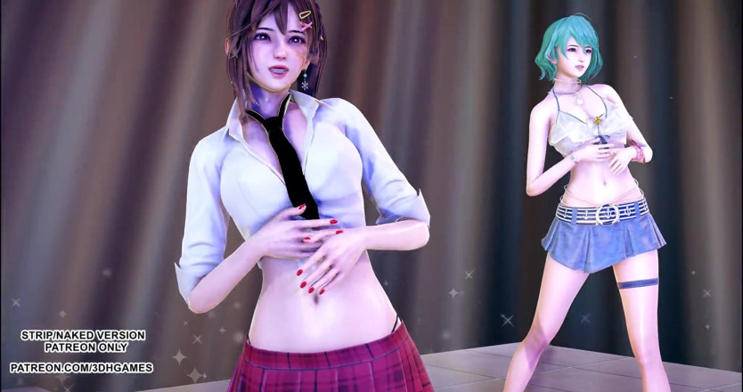 3D-Hentai Games: [mmd] fethi doa marie rose misaki tamaki ateşli dans 4k 60 fps