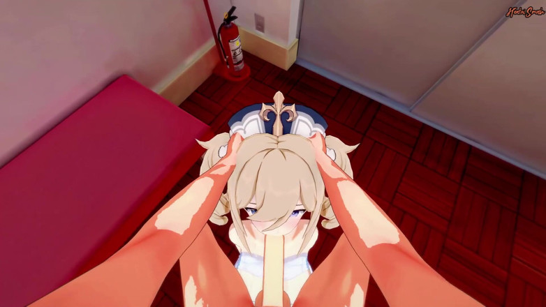 Hentai Smash: Barbara bakış açısıyla sikini emiyor, güzel bir yüze boşalma alıyor -...