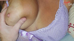 Anna Fire: MILF bertetek besar melancap batang besar dan memancut mani pada...