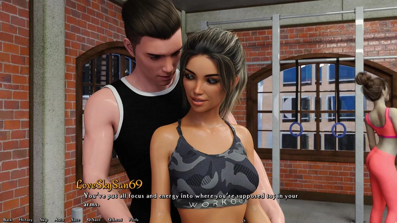 LoveSkySan69Real: Быть диком 0.8.1, часть 217 секс с Josy в ванной от LoveskySan69