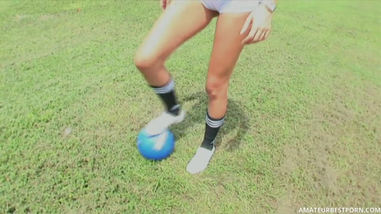 PurefilmsTv: After football match horny Brazilian cute girl fucks tattoed man...