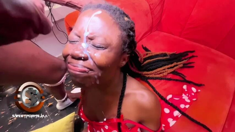 Tusweet9ja: Vera levando porra no rosto depois de uma libra quente