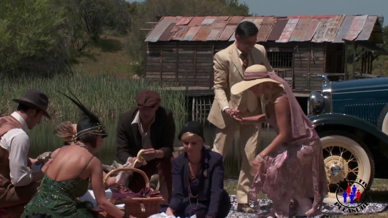 Colective Pleasure: Gangsta picnic by the river turns into orgy.