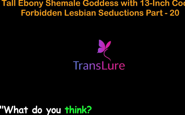TransLure: Anglická audio sexuální příběh. Vysoká ebenová bohyně Shemale s masivním...