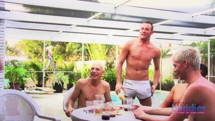 Friends & Buddies: Episode 5 - gay group sex threesome in the hot tub