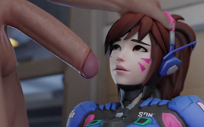 Orlikx: Sexy D.va Asks to Use Condom for Big Dick &amp; Intense...