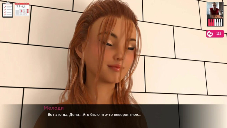 3DXXXTEEN2 Cartoon: Guy licks girlfriend's shaved pussy in the shower until she...