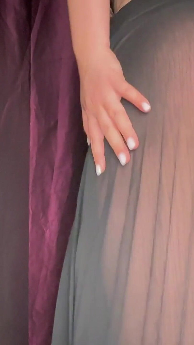 Farting in See-through Black Dress (GassyKat)