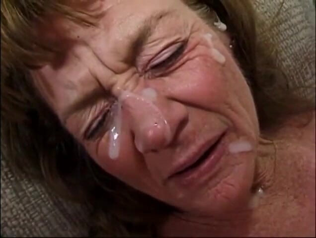 Galaxy Orgy: Old and young blonde milf pussy fucking threesome...cum in mouth