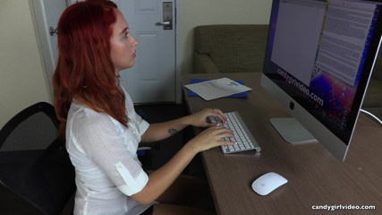 CandyGirl Video: Luna Lain sexy secretary