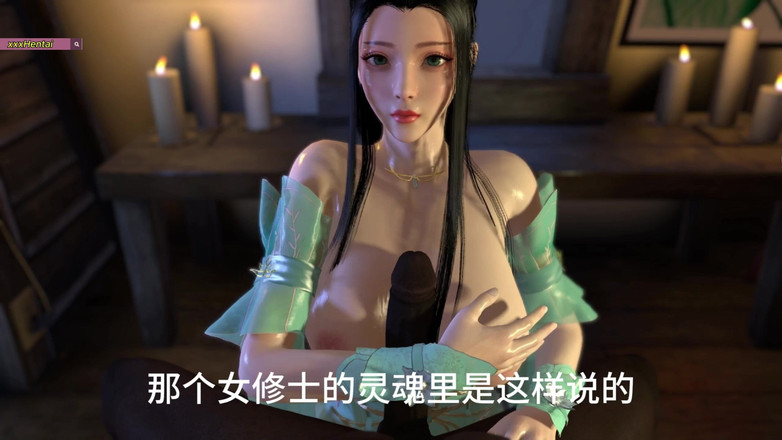 X Hentai: Schoonheidsdame neukt grote zwarte lul - 3D-animatie