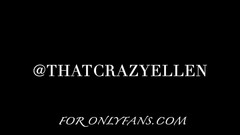 Thatcrazyellen: Толстая чешская девушка мастурбирует